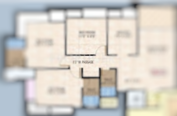 Shivsai Wembley Fatima Church Majiwada 2BHK Plan